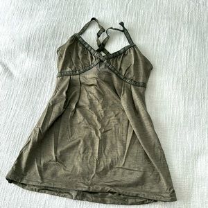 Lululemon athletic tank top with built in bralette